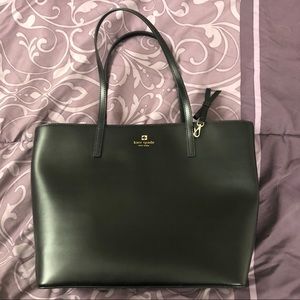 Kate Spade black leather tote